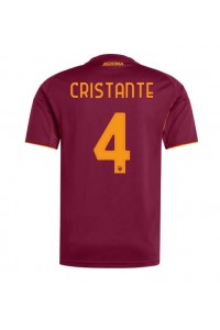 AS Roma Bryan Cristante #4 Voetbaltruitje Thuis tenue 2025-26 Korte Mouw